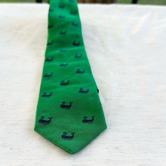 J. Crew Men’s Nautical Silk Tie - Picture 2 of 5